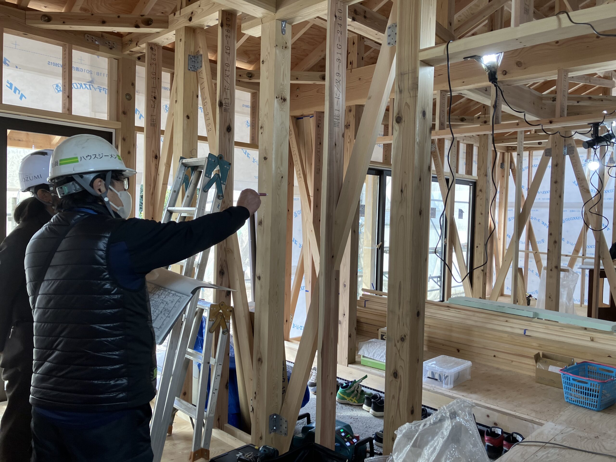 現場検査立ち合い